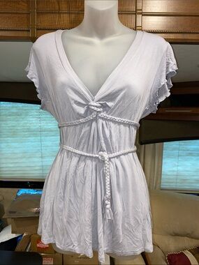 Lavender/Gray Grecian Goddess Avon mark. Top: Sz. Jrs. XXL
